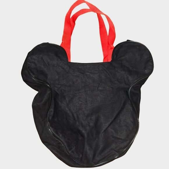 VINTAGE VERSION - Retro MICKEY MOUSE FACE LARGE TOTE DISNEY WORLD - - Picture 5 of 6